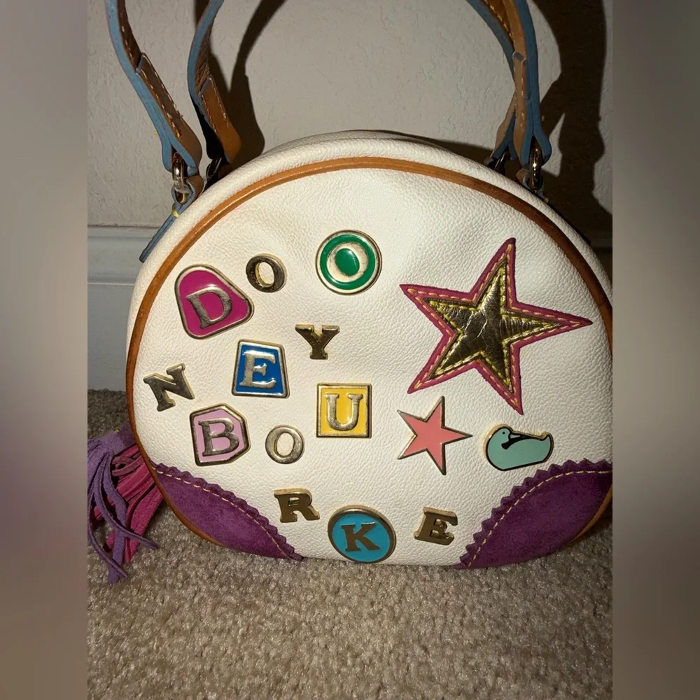 Rare Vintage Y2K Limited Ed. Dooney & Bourke x Lindsey Lohan Collab, IT BAG - Picture 5 of 14